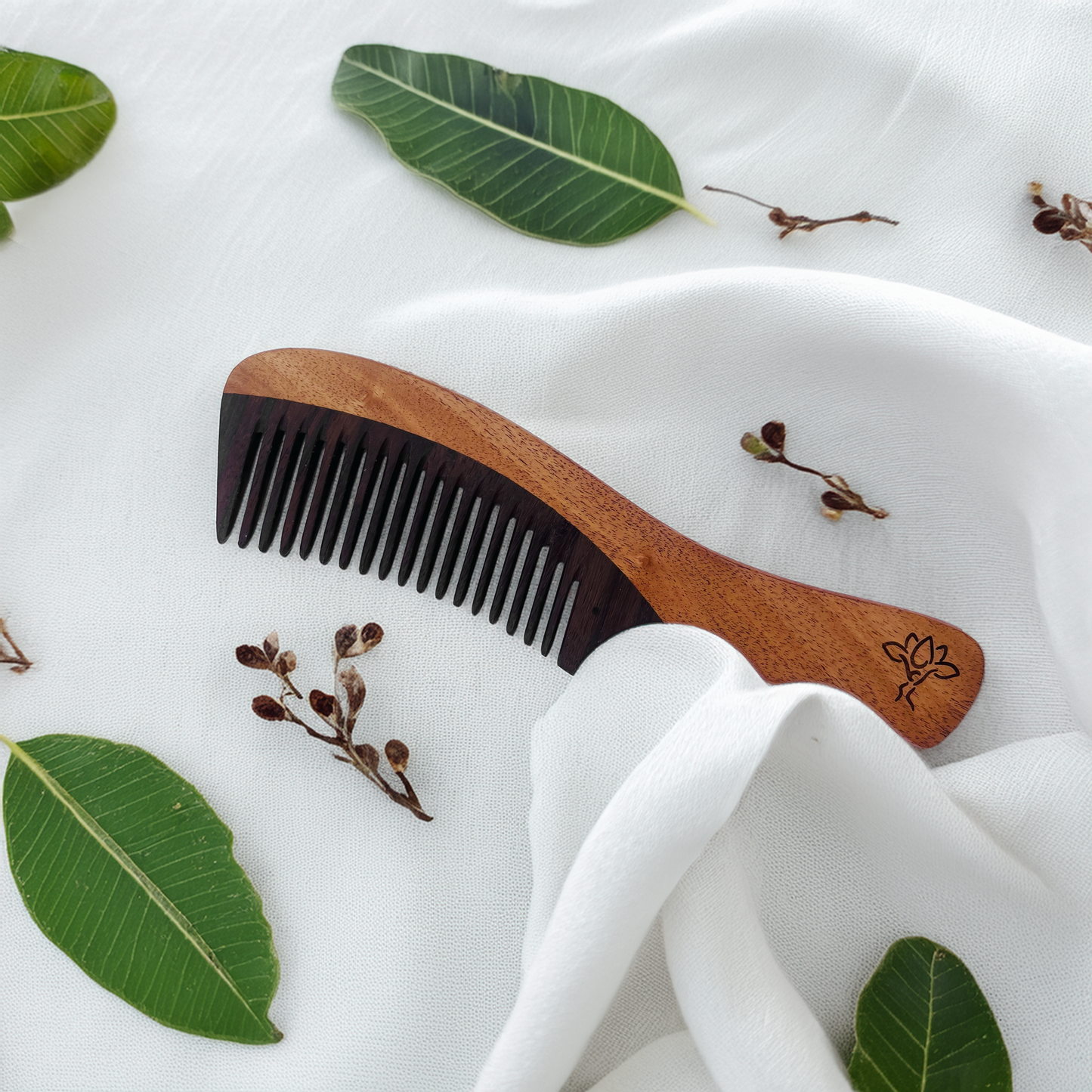 Rosewood Comb with Handle