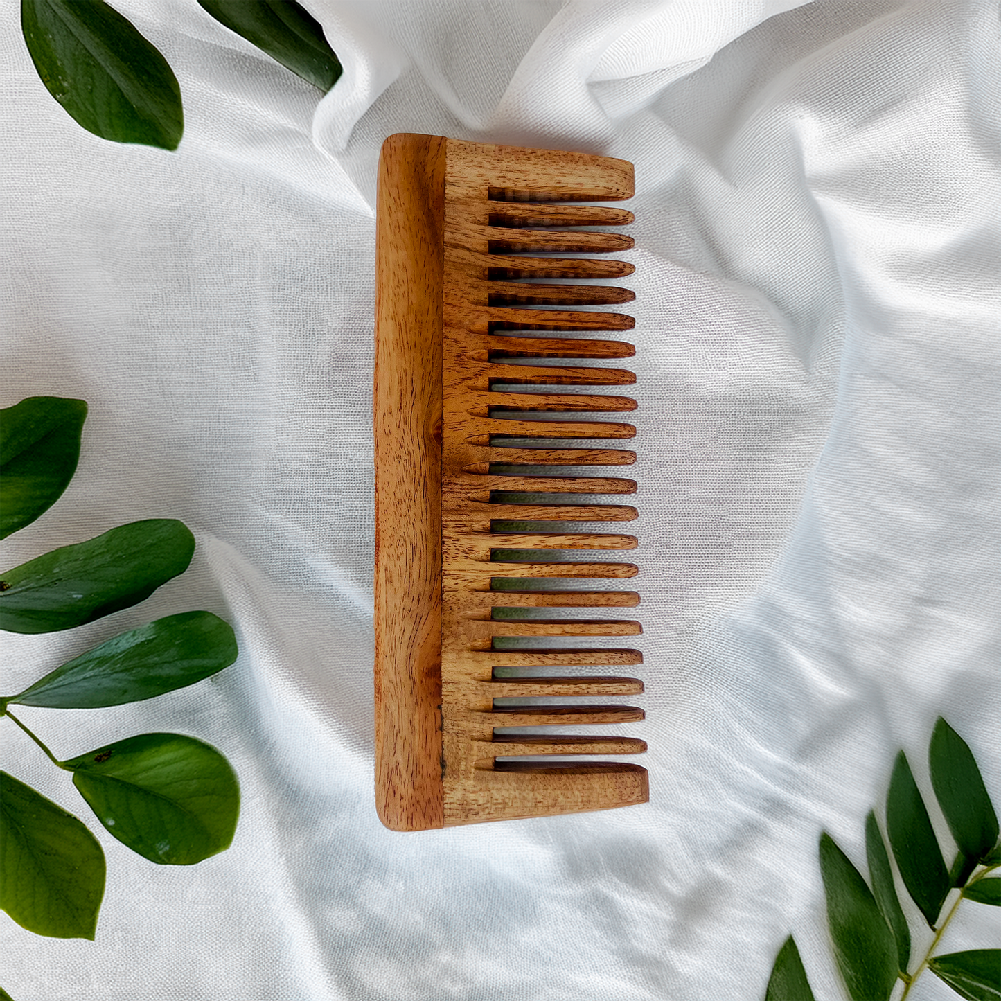 Neem Wood - Lily Comb