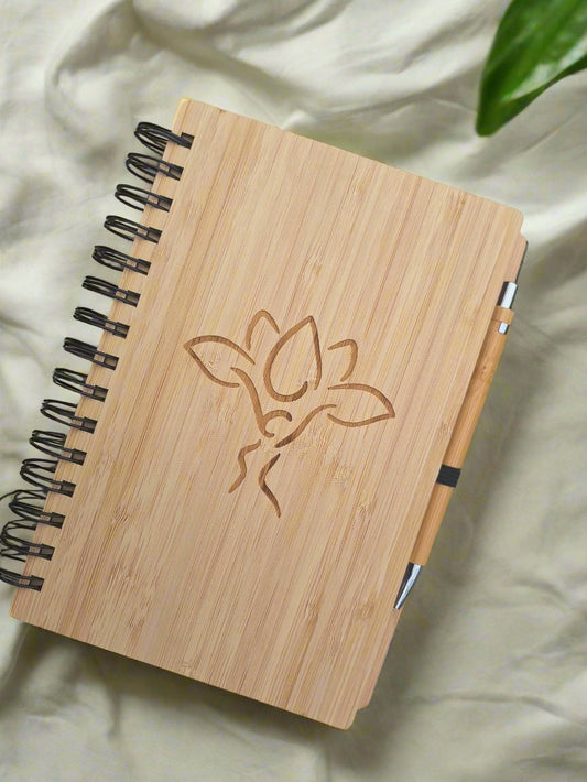 Bamboo Diary with Pen