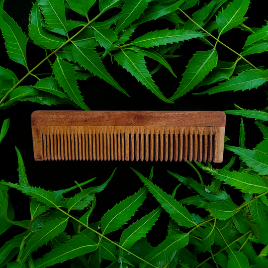 Neem Wood - Lily Comb